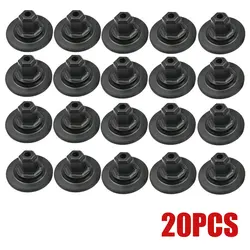 Plástico Auto-Tapping Parafusos para Audi, Assento Porca Cap Fixadores, Parafuso Titular, Almofada, Acessórios Interior do carro, 20PCs