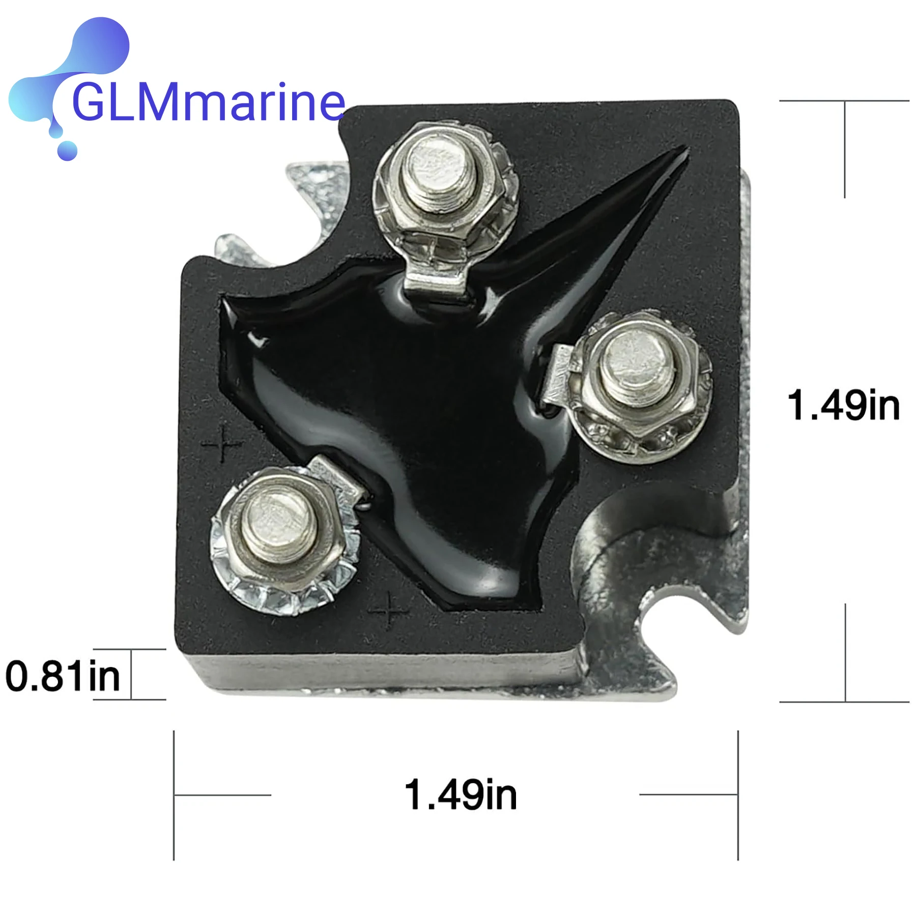 83-70350A1 Voltage Rectifier 70350A3 Compatible with  Mercury Mariner Outboard 6-200HP Replaces 8M0058226 62351A1 816770 AR351 image 2