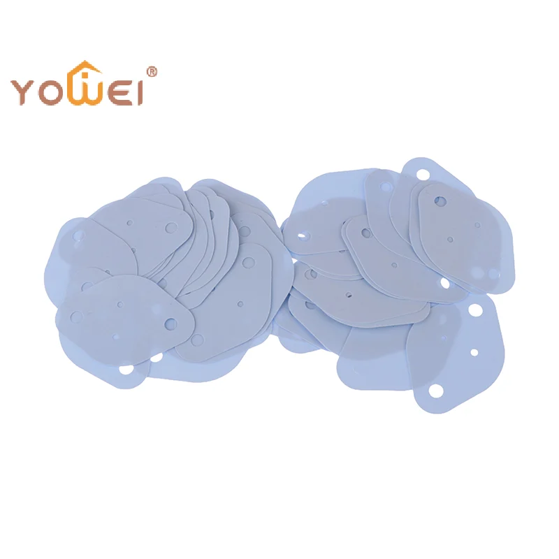 Latest 40pcs/lot TO-3 Mica Insulation Pad Heat Insulation To-3 Insulation Pads Silicone Mica Sheet Insulatio Best Quality