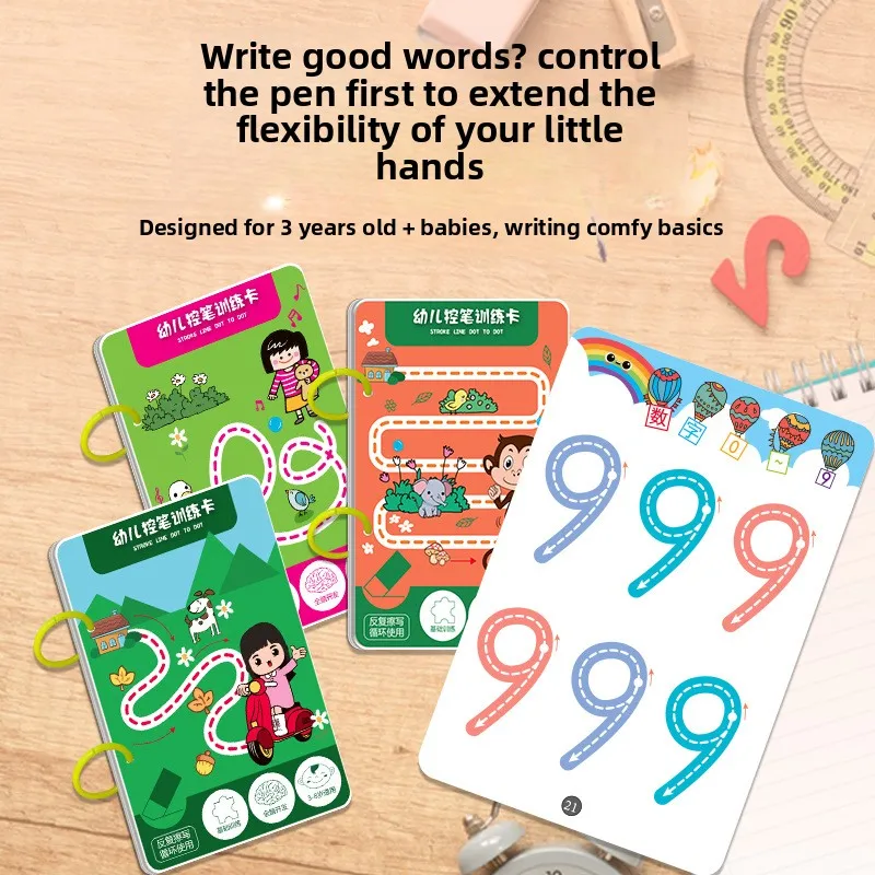 

2025 New Entry-level Calligraphy Practice Copybook for Pen Control Beginners Can Apply The Concentration Training Card