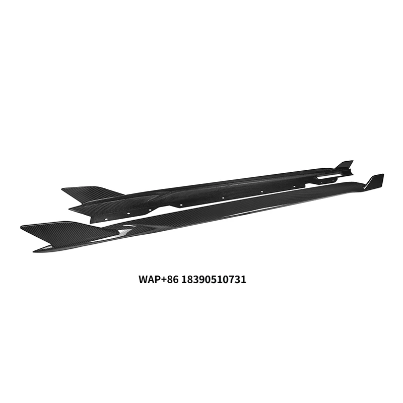 

Боковые юбки из карбона G22 для G22 G23 2021+ в стиле SQ, сплиттеры-спойлеры для бампера