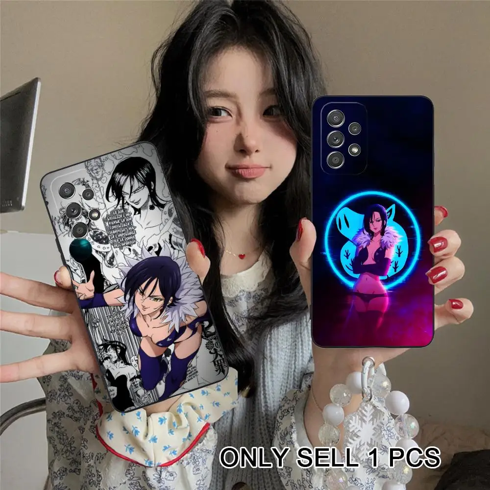 Seven Deadly Sins Merlin Phone Case for Samsung Galaxy A26 25 24 23 22 21 17 16 15 14 13 12 11 5G Soft TPU Shockproof Cover - view 5