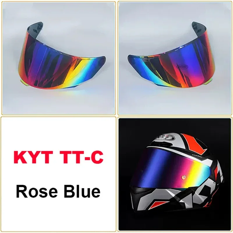 Capacete De Moto Viseira สําหรับ KYT TT หลักสูตรหมวกกันน็อครถจักรยานยนต์ Visor เลนส์ Sunshield กระจก Visera Casco Moto อุปกรณ์เสริม