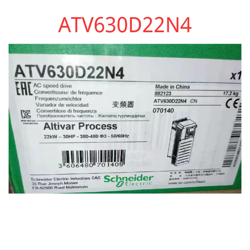 

Совершенно новый, ATV630D22N4, оригинальный.