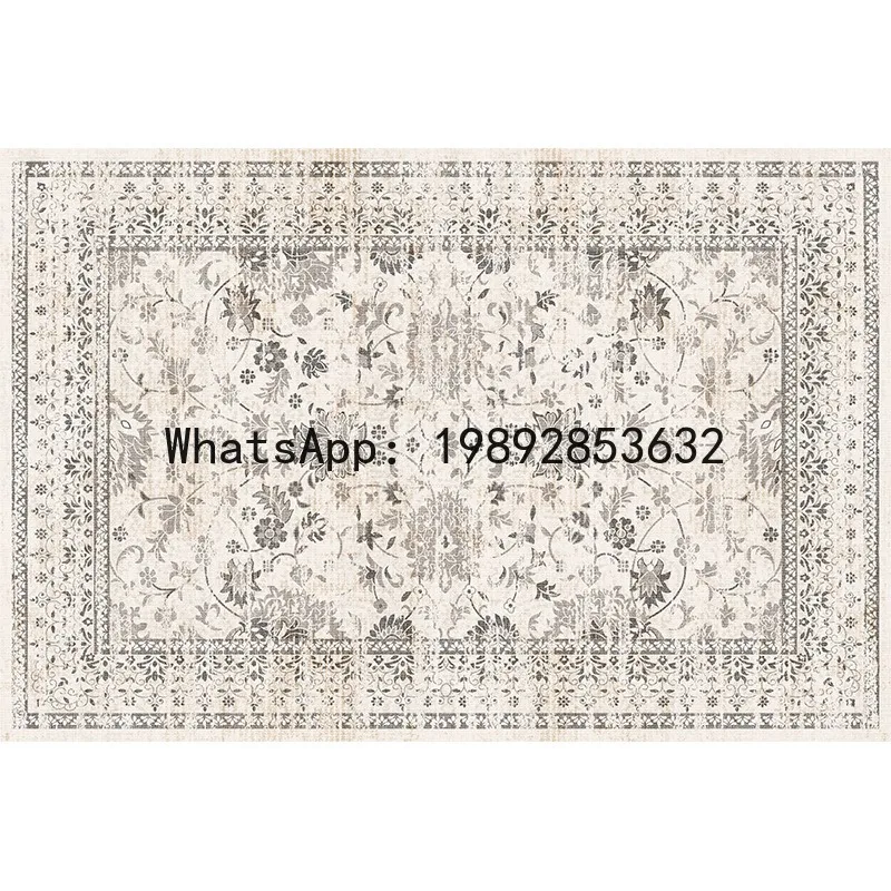 

ZFLiving room carpet, bedroom bedside, no wash, erasable, imitation cashmere, light luxury, high-end floor mat