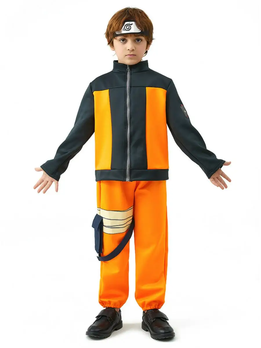 loween ippuden Costume de cosplay pour enfants Vêtements d'une génération Anime Tenue de plang de rôle Polye...
