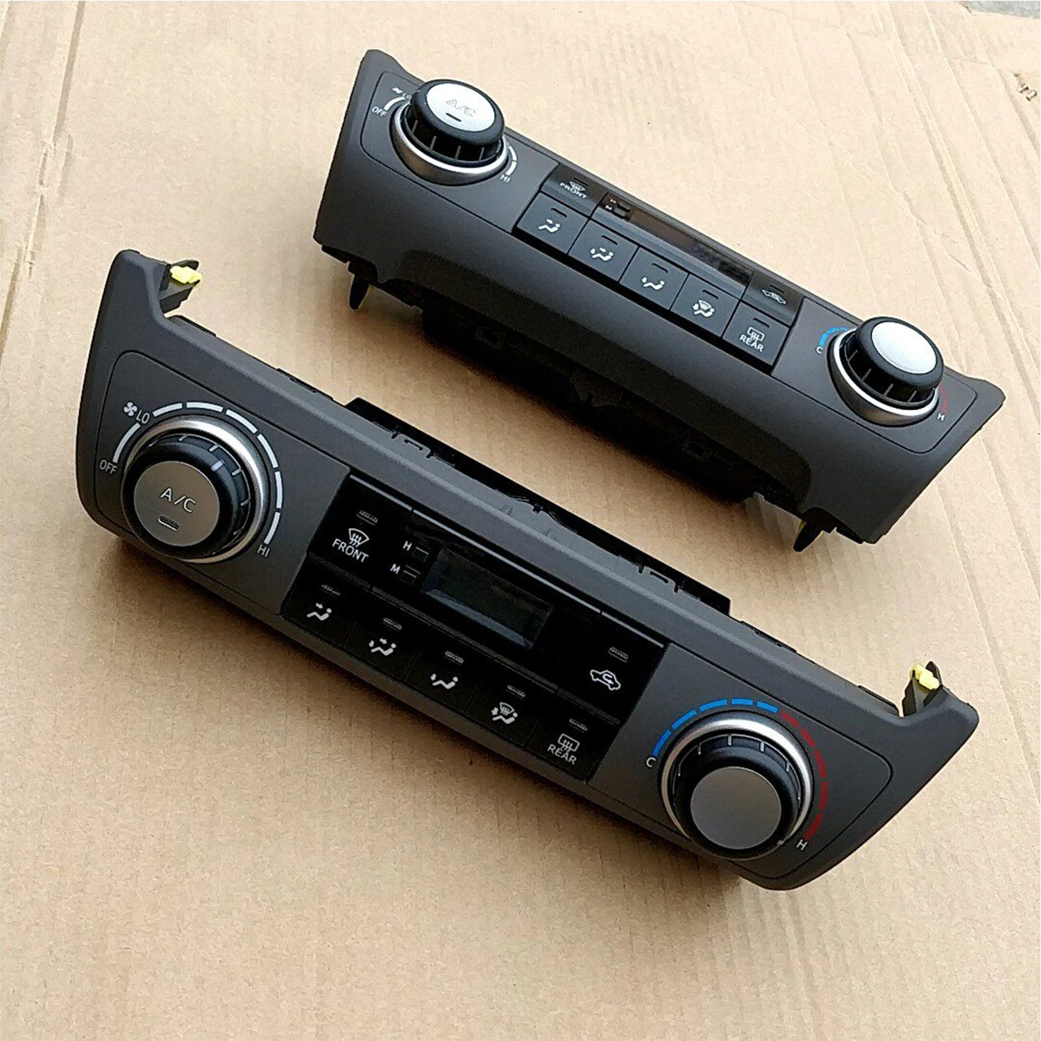 Original used A/C Heater Control Panel Dashboard Air Conditioning Knob Switch for Toyota Prado LC150 2700 4000 come Rear button
