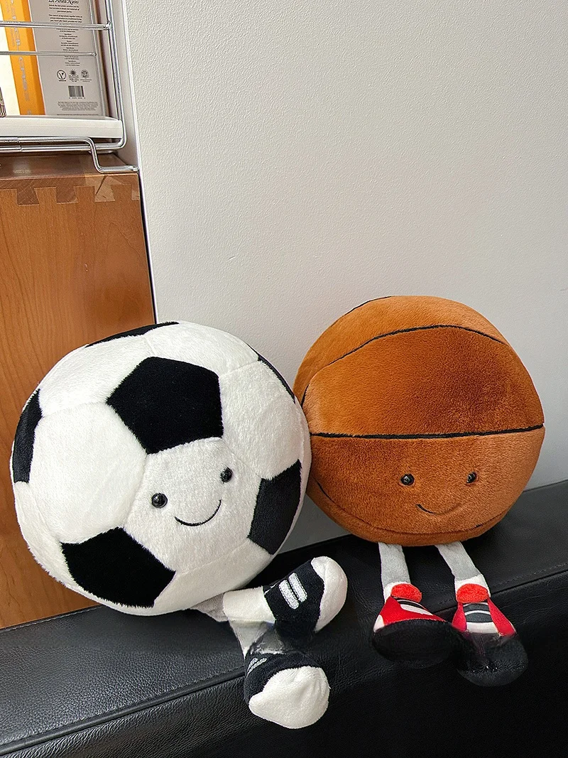 Football Plush Doll Funny Cute Plush Doll Toys Plush toy sports pillow Cushion Football Cup Doll Sports Ball Toy Children's Gift