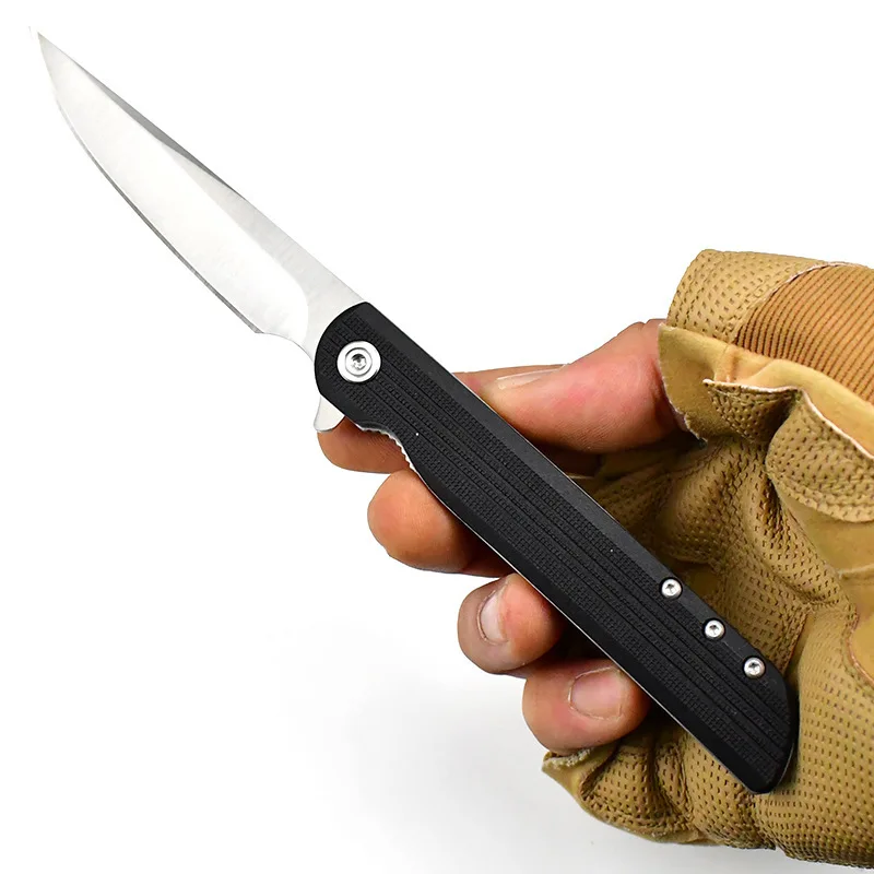 Outdoor camping folding knife, portable pocket knife, unpack folding knife, simple style folding knife, sharp fruit knife