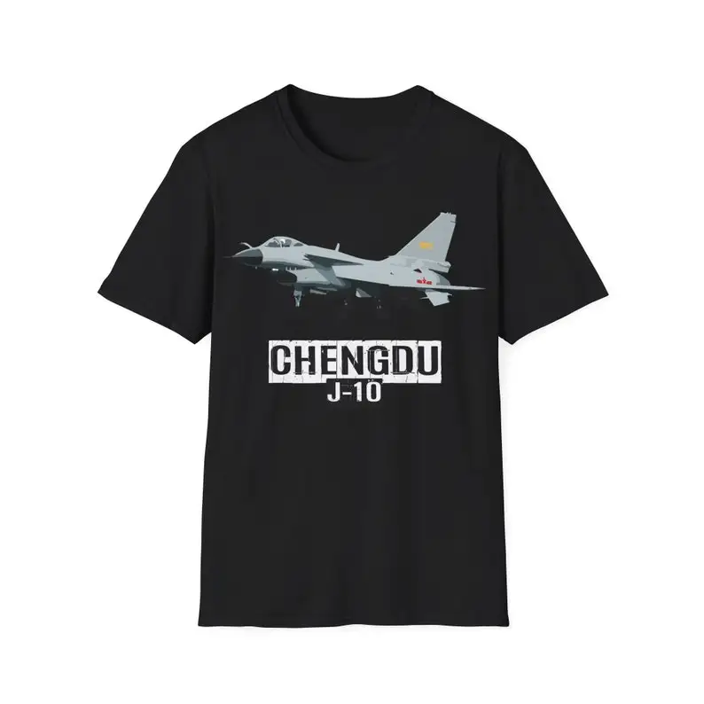 Chengdu J-10 Vigorous Dragon Multirole Combat Aircraft T-Shirt 100% Cotton O-Neck Short Sleeve Casual Mens T-shirt Size S-3XL