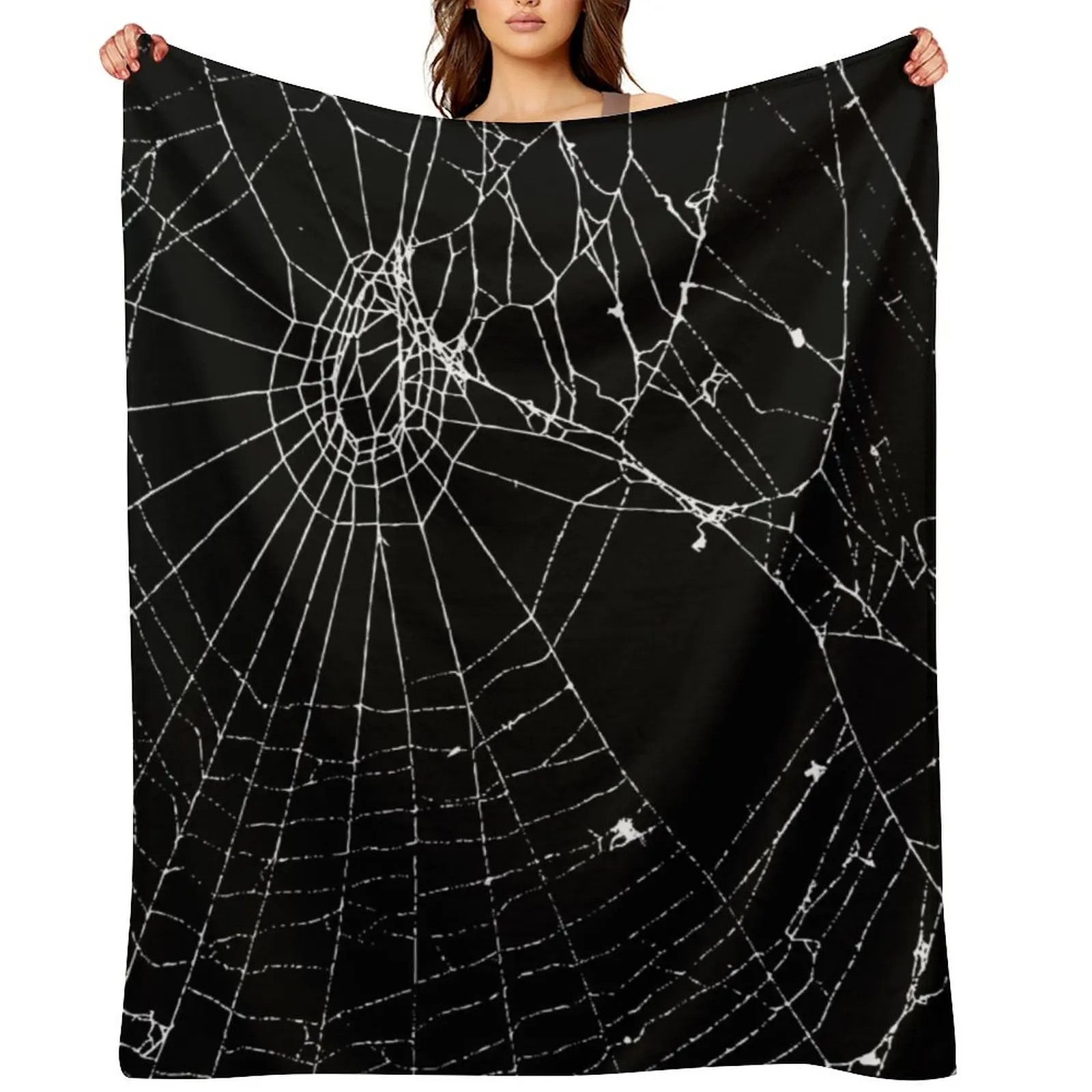 

Spider Web Throw Blanket Decoratives Hairys Tourist Blankets For Bed Blankets