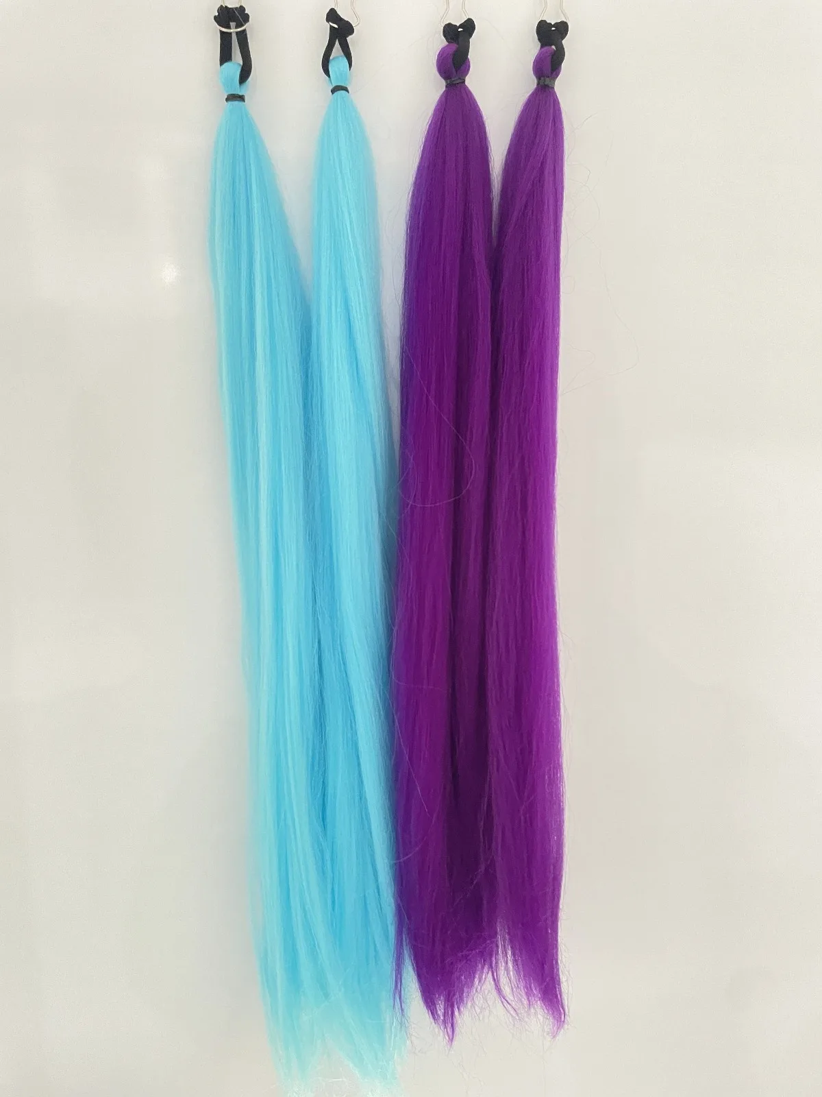 Accessori per donna Coda di cavallo Coda di cavallo dritta sintetica con elastico per capelli Treccia colorata Estensioni dei capelli coda di cavallo Capelli