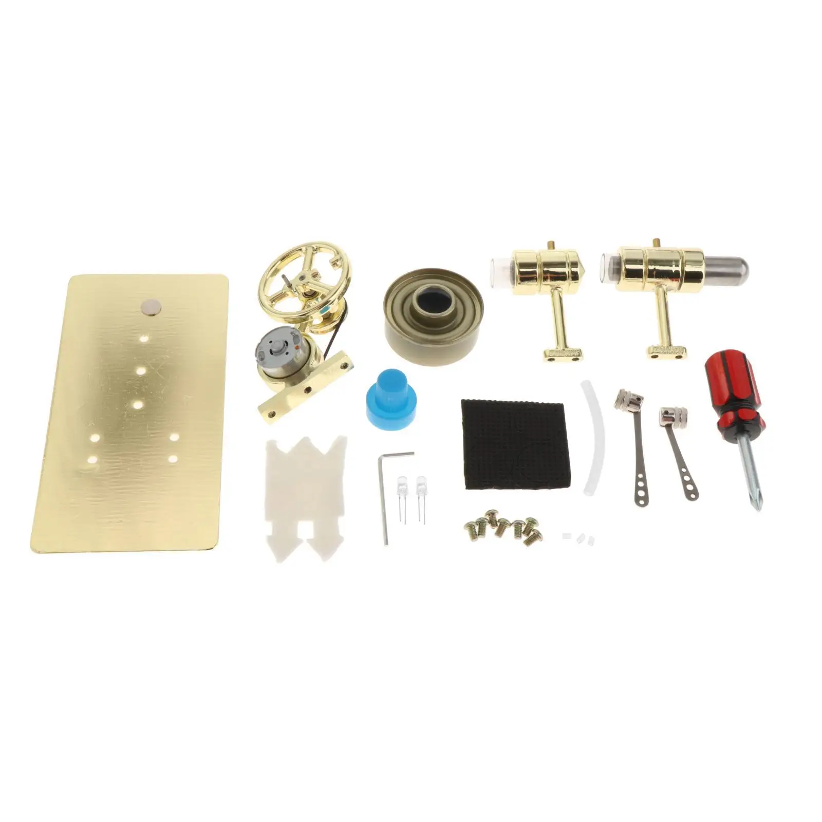 Hot Air Stirling Engine Model Steam Motor DIY Kit Physics Science