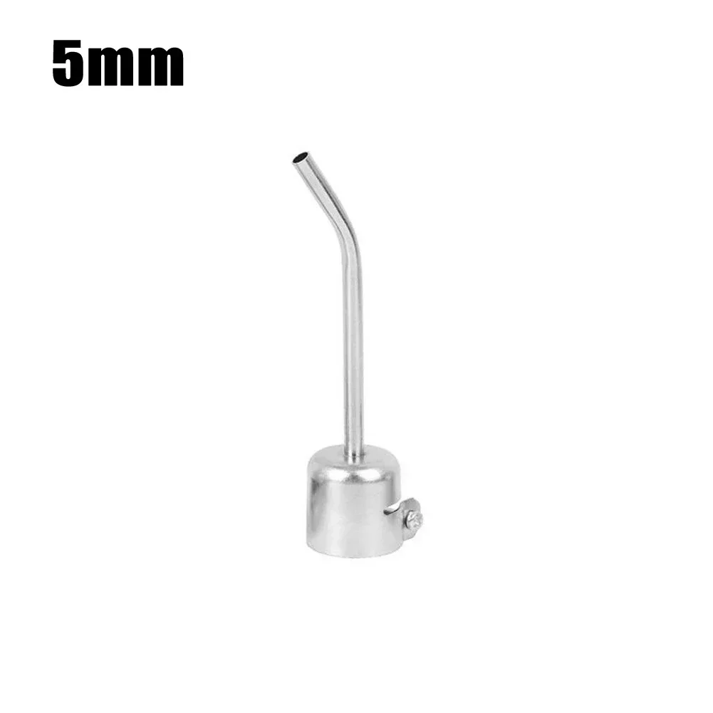 Curved Angle Nozzle Welding Nozzle Welding Nozzle Extended Curved Mouth ID3-8mm Nozzle Silver Brand New Electric Welding Tools