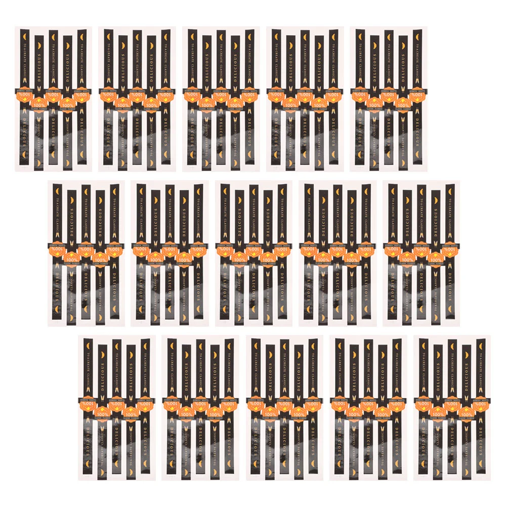 100 قطعة ملصقات مكشطة تسميات الهدايا دليل ختم لاصق لوحة نحاسية مخبز الذاتي الأم كوكي كعكة الشوكولاته الختم