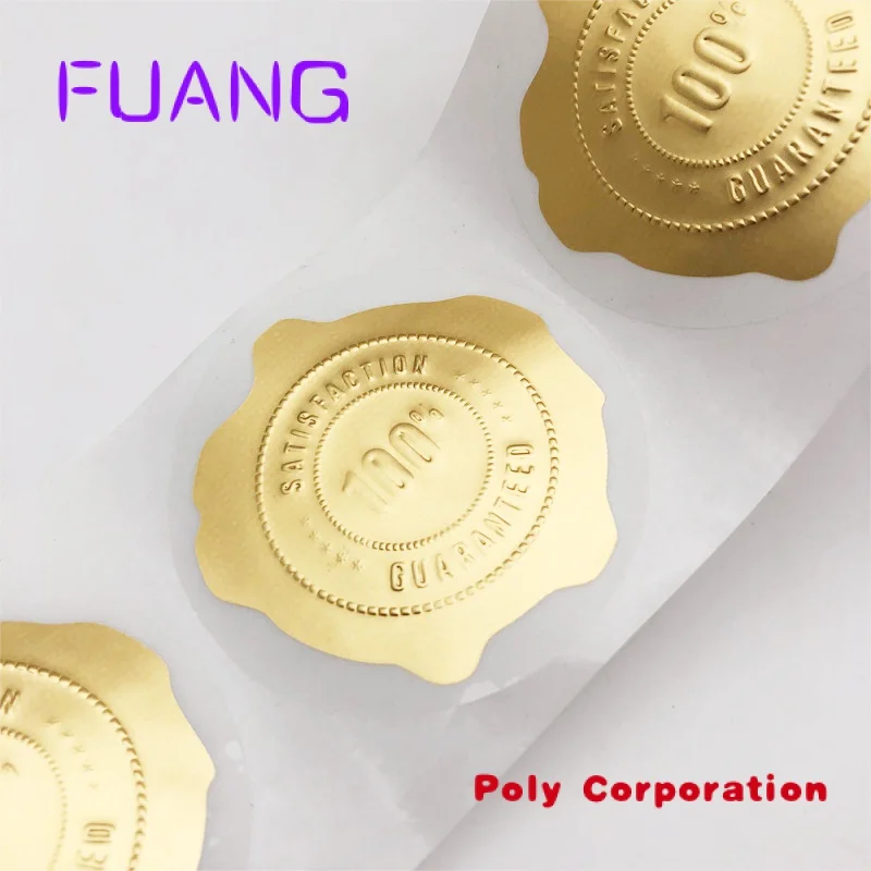 Custom 3d Reliëf Sticker Label Matte Textuur Sieraden Geschenkdoos Afdichting Merk Logo Zelfklevende Sticker