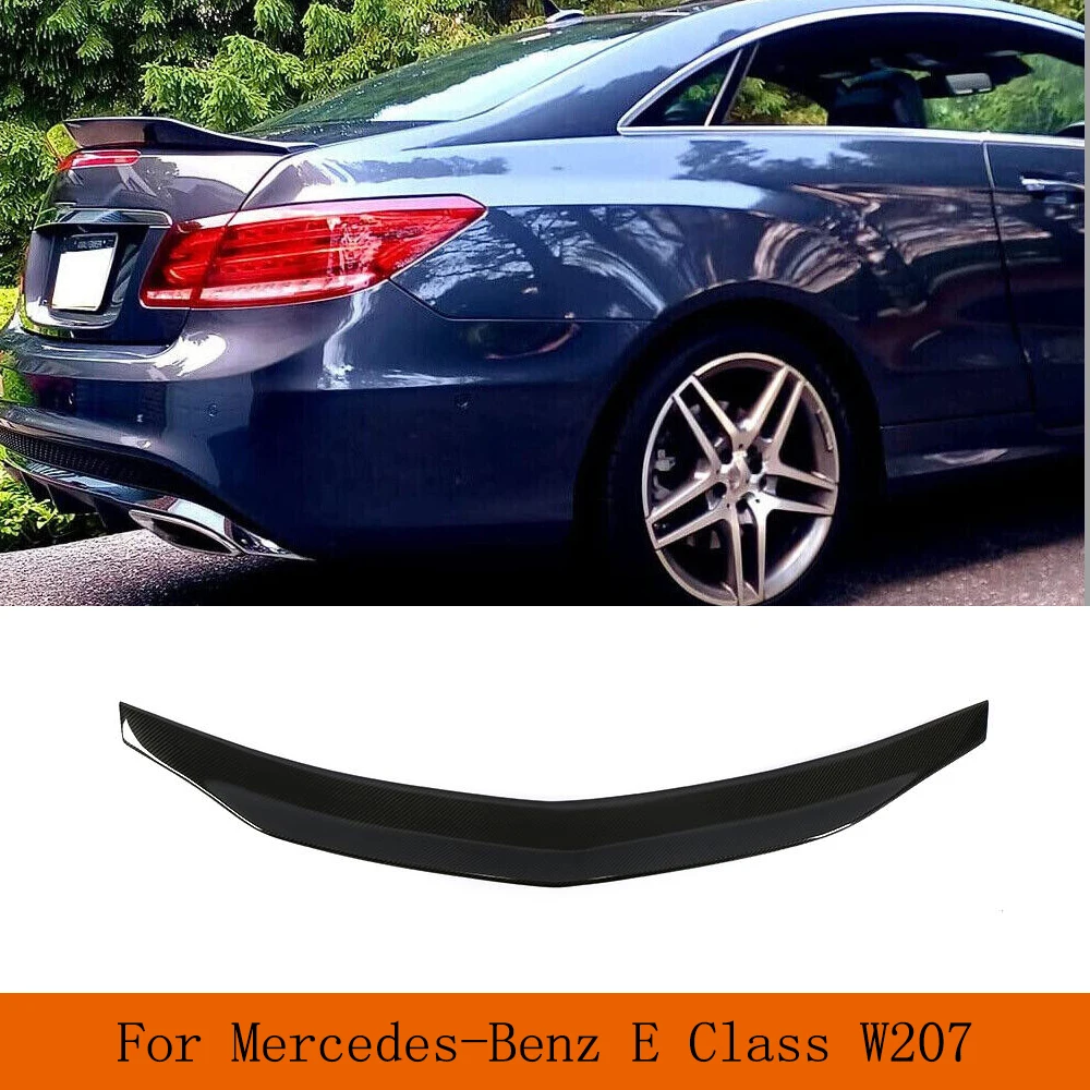 

Carbon Fiber Car Rear Spoiler For W207 C207 Trunk Racing Spoiler Wing For Mercedes E Class Coupe 2009 - 2016 E200 E250 E300 E350
