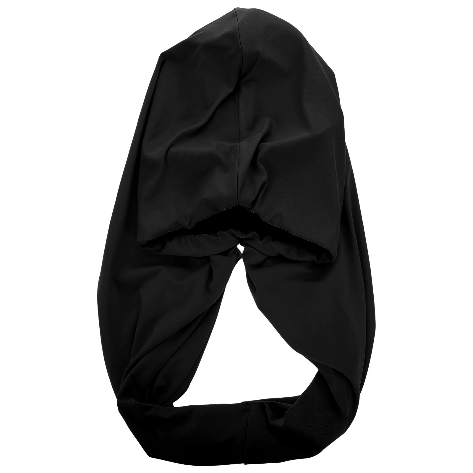 

Waterproof Silicone Swim Cap High Elasticity Stylish Ruched Design for Long Hair Braids Dreadlocks Bathing Swimming Hat Women