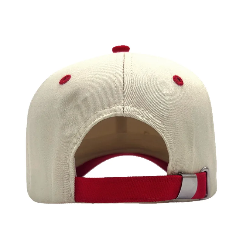 Op maat bedrukt logo, puur katoenen baseballpet, modieuze en veelzijdige eendenbekhoed, geschikt voor zowel mannen als vrouwen