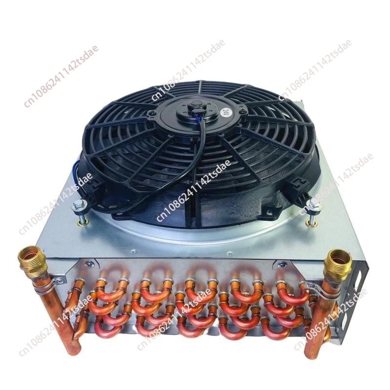 24V DC Water Cooled Radiator with Spindle Motor, Water Pump, Copper Tube Condenser Fan