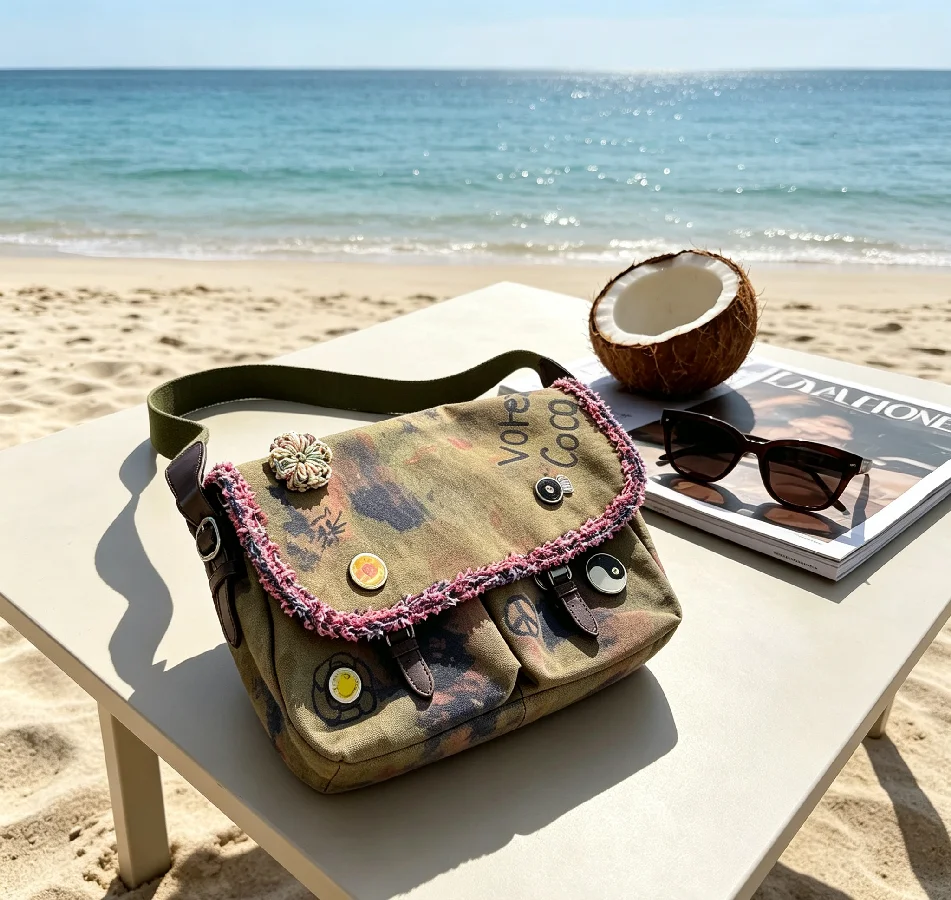 Borsa da donna con stampa geometrica, stile di design, borsa a tracolla, borsa a spalla, borsa con motivo geometrico, borsa in pelle sintetica, tracolla rimovibile, ideale per l’uso quotidiano, per