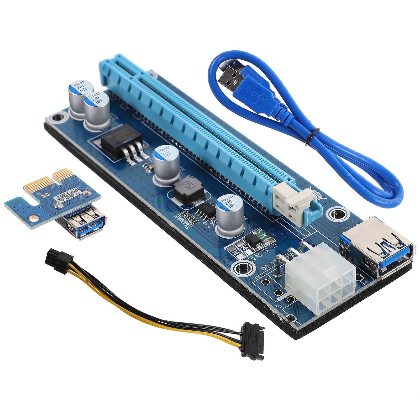 

-E to PCI-E x16 External Graphics Card Adapter 60cm Blue Cable for Laptops Gaming Multimedia Practical Laptop Expansion