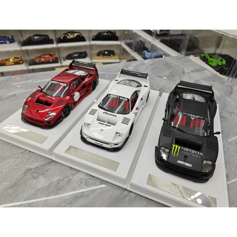 

Модифицированная модель автомобиля из смолы с широким кузовом BBA 1:18 F40, праздничный подарок для друзей, коллекционный декоративный предмет для взрослых.