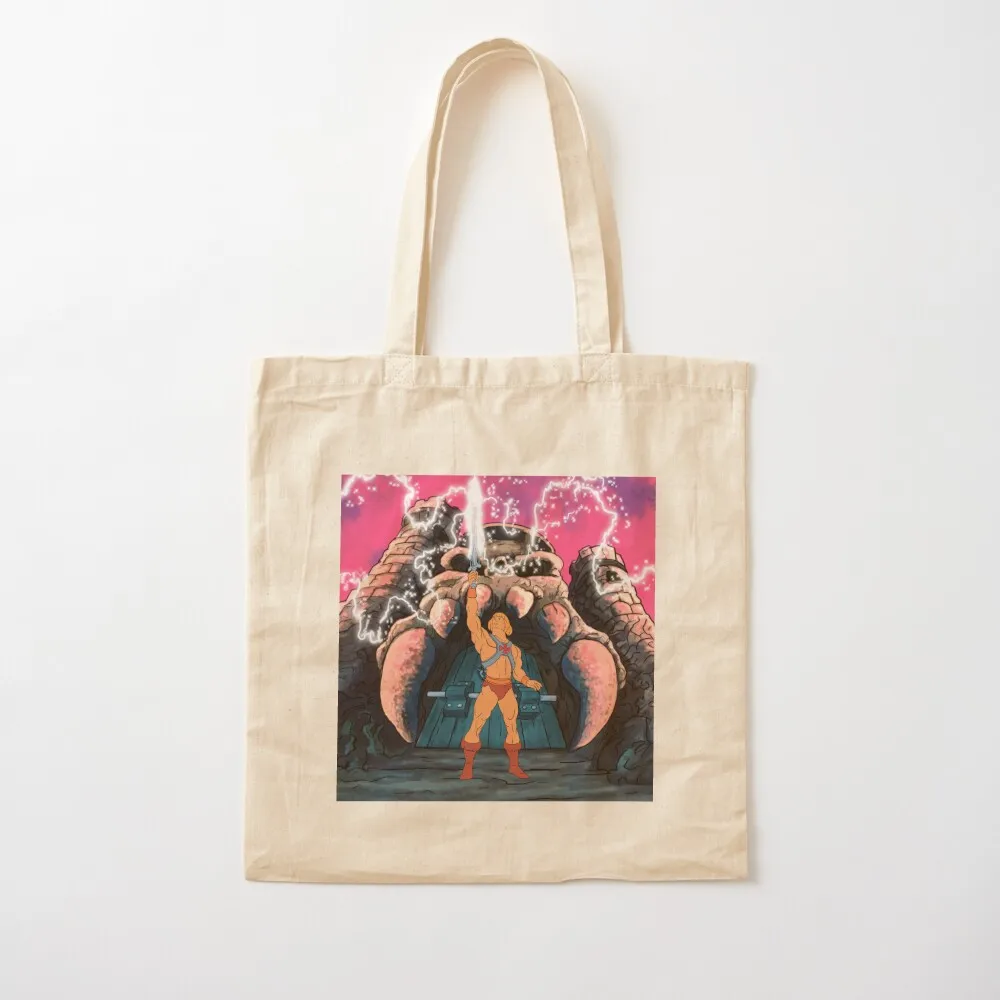 

He-man Transform Tribute Tote Bag canvas tote bags eco bag folding Canvas Tote Bag
