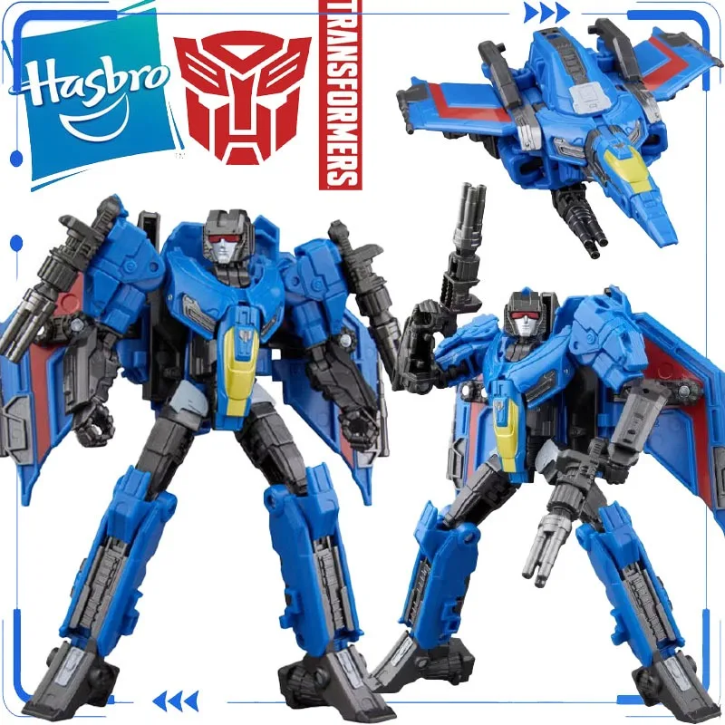 

Оригинальные игрушки-фигурки Hasbro Transformers SS Series Origins Deluxe Thundercracker для мальчиков и девочек, подарок, коллекционная модель
