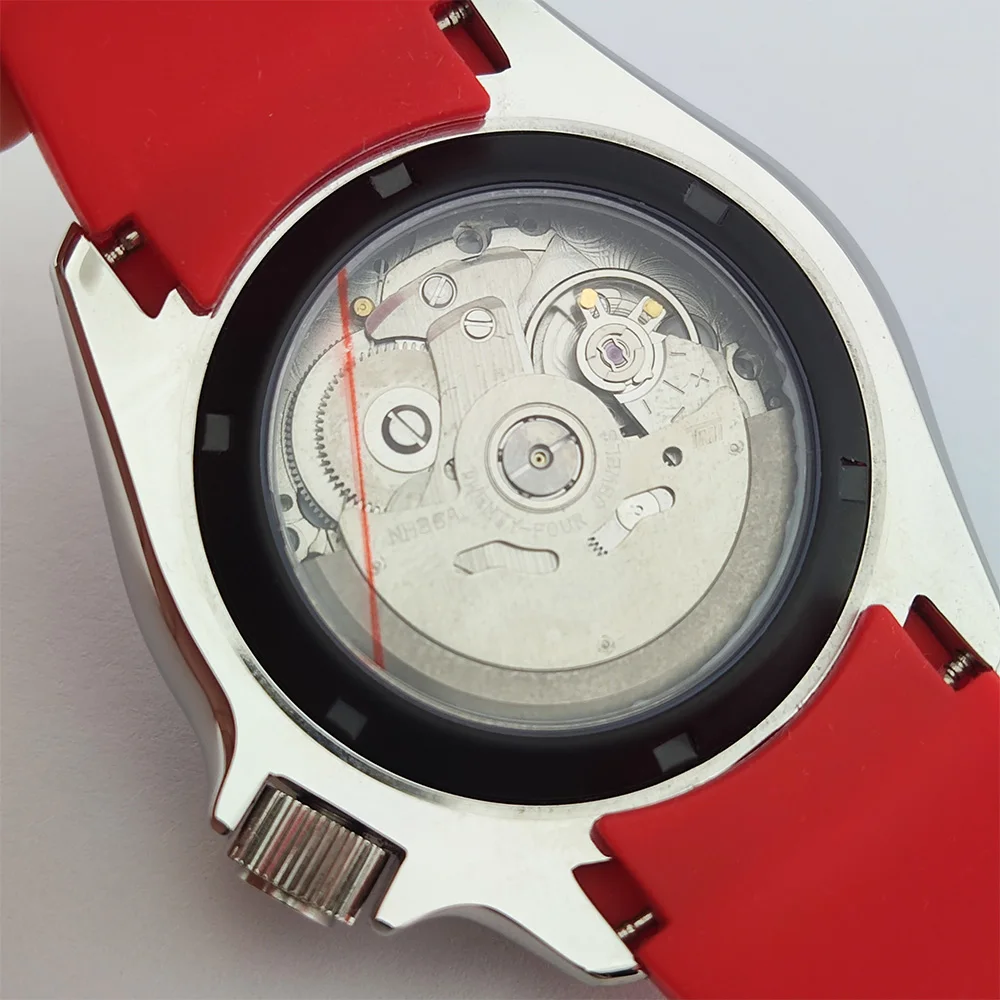 Мужские часы NH35, роскошные механические наручные часы 007, корпус из сапфирового стекла, водонепроницаемые часы из нержавеющей стали, механизм NH35/NH36