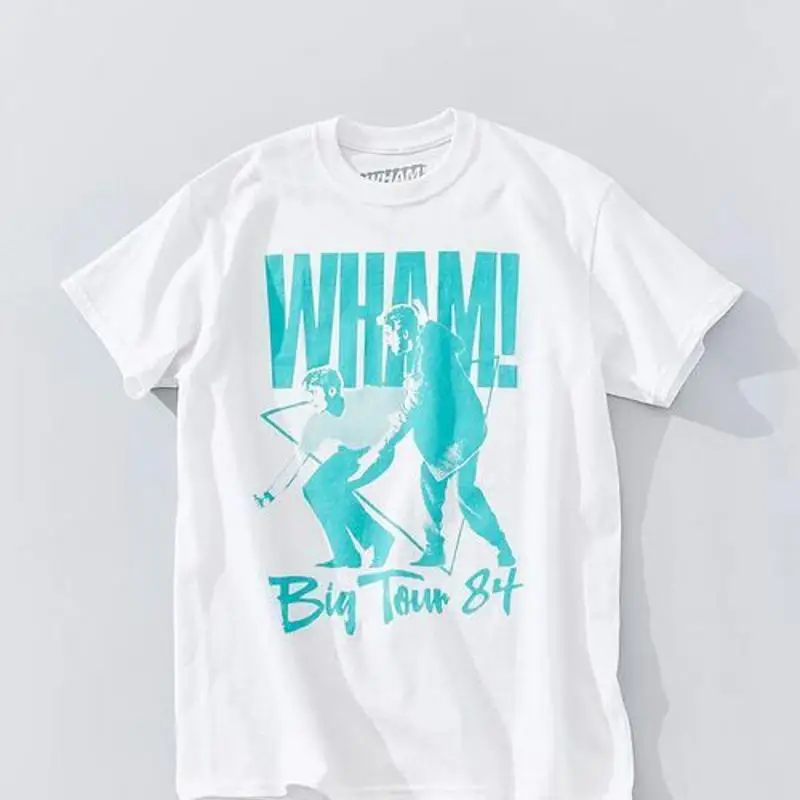 

Goodie Two Sleeves Womens Plus Size WHAM Big Tour 84 Shirt New 0X, 1X, 2X