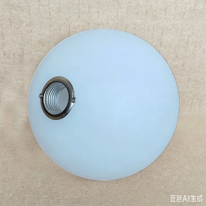 Ball Lampshade Cover Opal Sphere Shade 2pcs White Plastic Globe Lamp Shade Replacement  for Pendant Light,60mm to 150mm OD