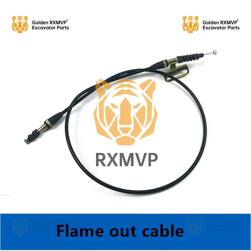 

For Doosan Daewoo DH150 220 215 300 A 7 Excavator Flame Extinguishing Switch Flame Extinguishing Solenoid Valve Pull Cable