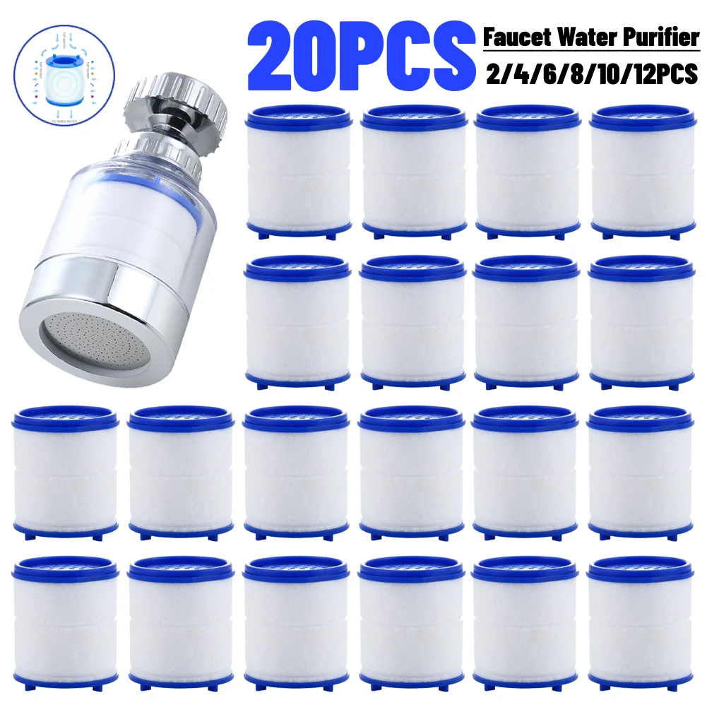 Wasserhahn Filter elemente Wasser auf bereiter Filter für Dusche pp Baumwoll filtration für Küche Bad entfernen Chlor Schwermetalle