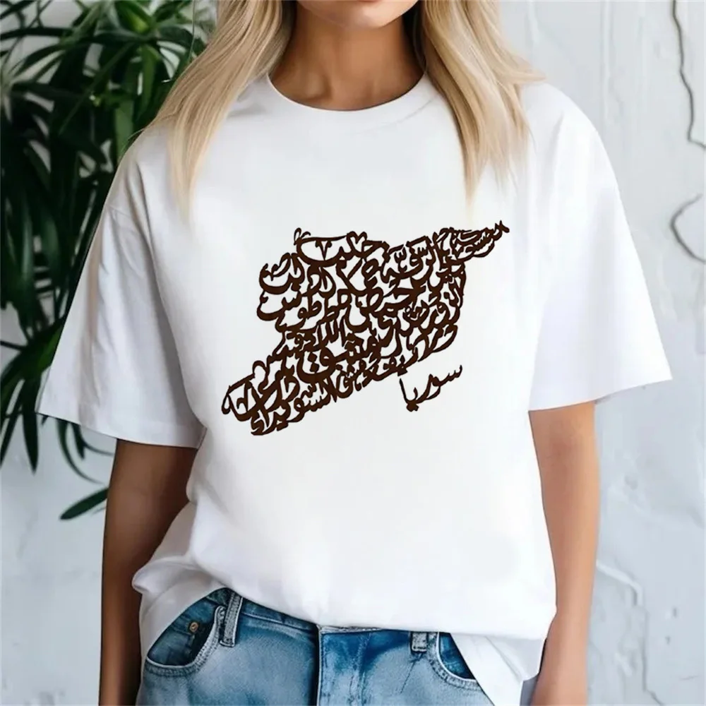 

Syria top tees women Pop Culture Y2k Vintage anime women hip hop tshirt Comfortable anime Classic harajuku Breathable streetwear