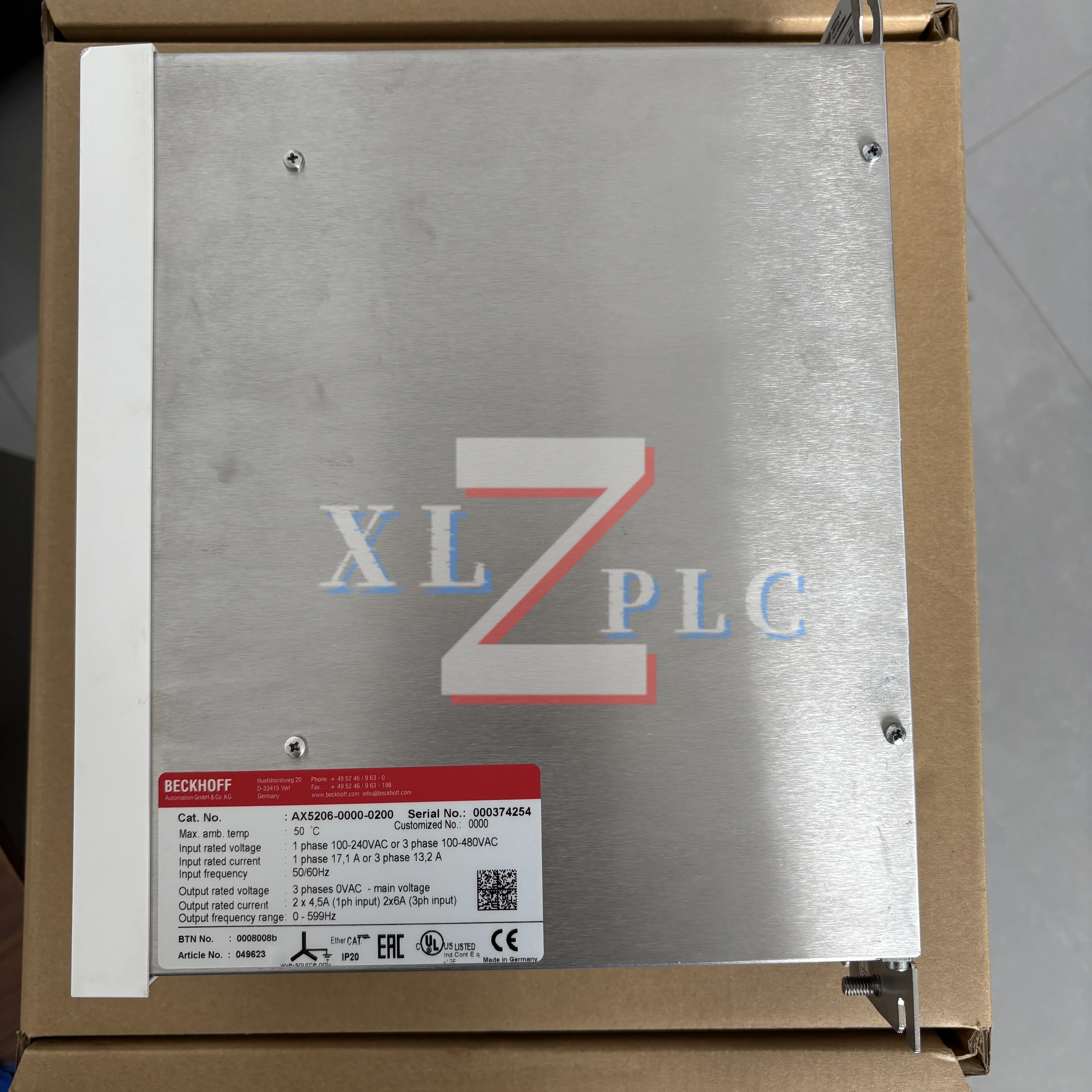 

controller new in box AX5201-0000 AX5203-0000 AX5203-0000-0200 AX5203-0000-0202 AX5206-0000 AX5206-0000-0200 AX5206-0000