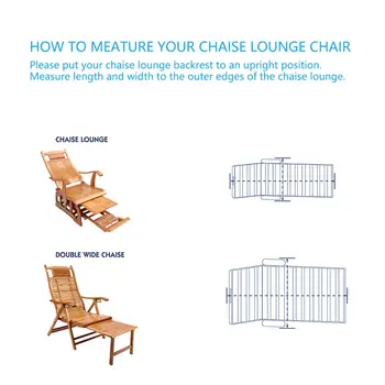 Kryt na lehátko, venkovní zahradní kryt na lehátko, terasu, venkovní křeslo, křeslo, ochranný kryt na nábytek, vodotěsný kryt 10 nejlepší prodej kryty na lehátka - №5