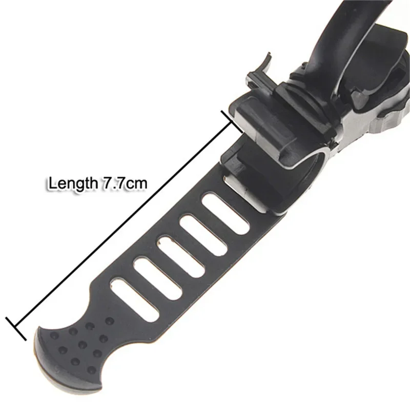 Popular 20-45mm Bicycle Flashlight Holder Mount 360° Adjustable Rubber Straps Cycle Bike Front Torch LED