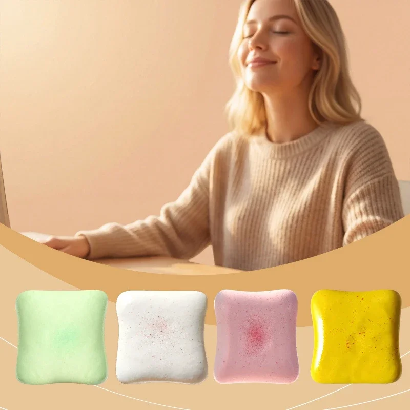 Soft Simulated Toast Slow Rebound Sensory Fidget Toy Stress Relief Squishy Bread Decompression Slow Rebound Sensory Toy Adults