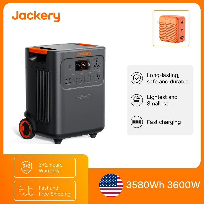 Jackery HomePower 3600 Plus Portable Power Station