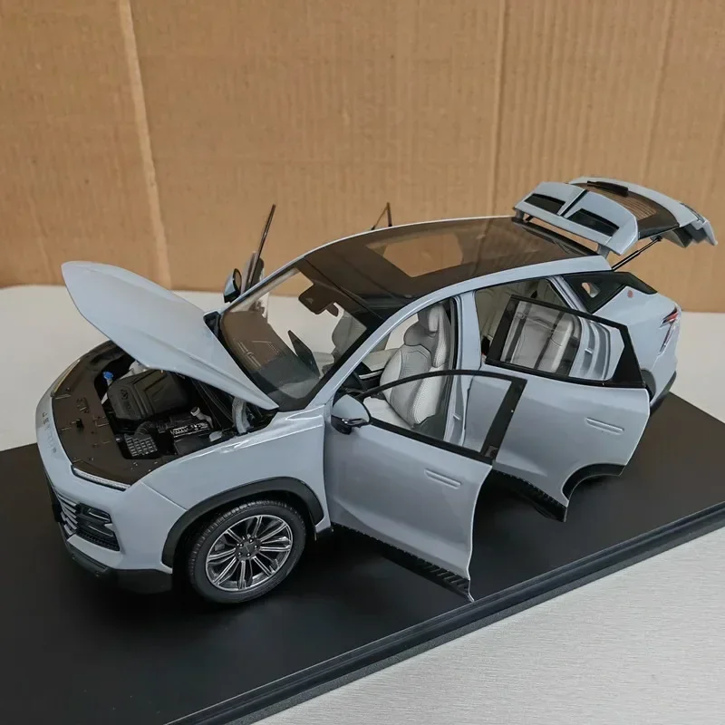 Model samochodu SUV Chery JETOUR w skali 1:18, odlewany, symulacja, metalowy model, zabawka, kolekcjonerskie ozdoby.