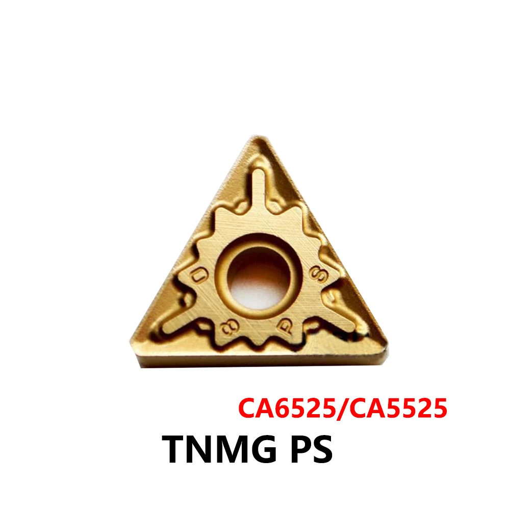 

Original TNMG160404PS TNMG160408PS CA5525 CA6525 Machine Turning Tools TNMG160404 TNMG160408 PS Carbide Inserts TNMG 160404 1604