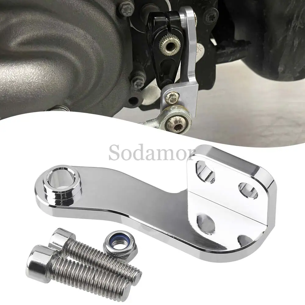 Motorcycle Part Black/Chrome Shift Assist Bracket Aluminum Material For Harley Davidson Sport Nightster RH975 2022 2024-later