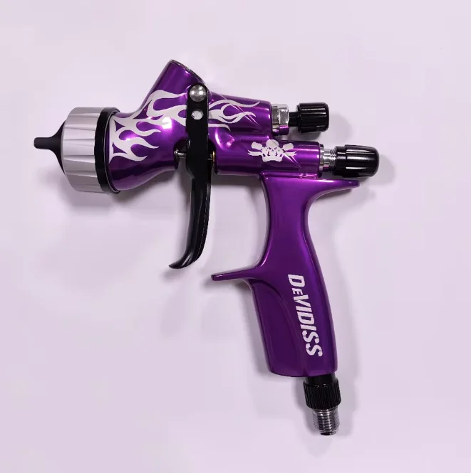 

DEVIDISS 1,3 мм сопло из нержавеющей стали, пистолет-распылитель/краска на водной основе/воздушный пистолет-распылитель/воздушные инструменты/автомобильный лак-спрейHVLP N