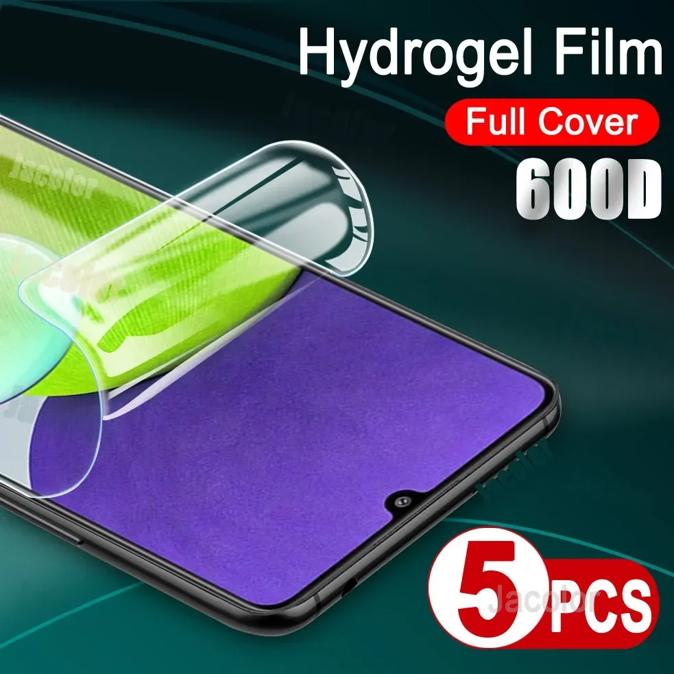 

5pcs Hydrogel Film For Samsung Galaxy A22 A52s A52 5G 4G A 52s 52 S 22 5 4 G Water Gel Screen Protector Soft Protection Cover