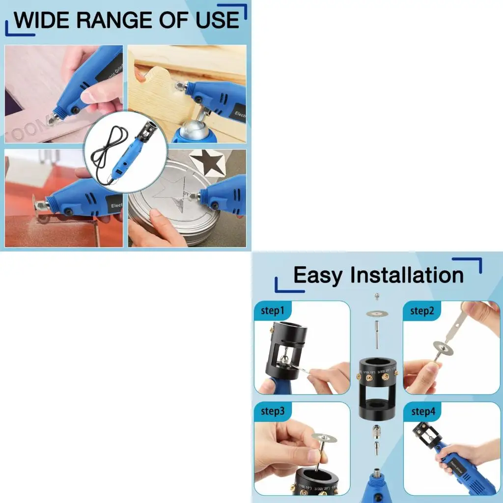 Welding Electrode Sharpener with Several Guide Openings, Corded Electric Handheld Tool for Welding Tip Preparation, 110 V Power