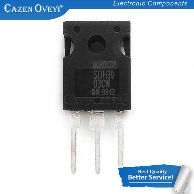 Stokta 5 adet/grup STTH30R03CW STTH3003CW STTH3003 TO-247 30A 300V