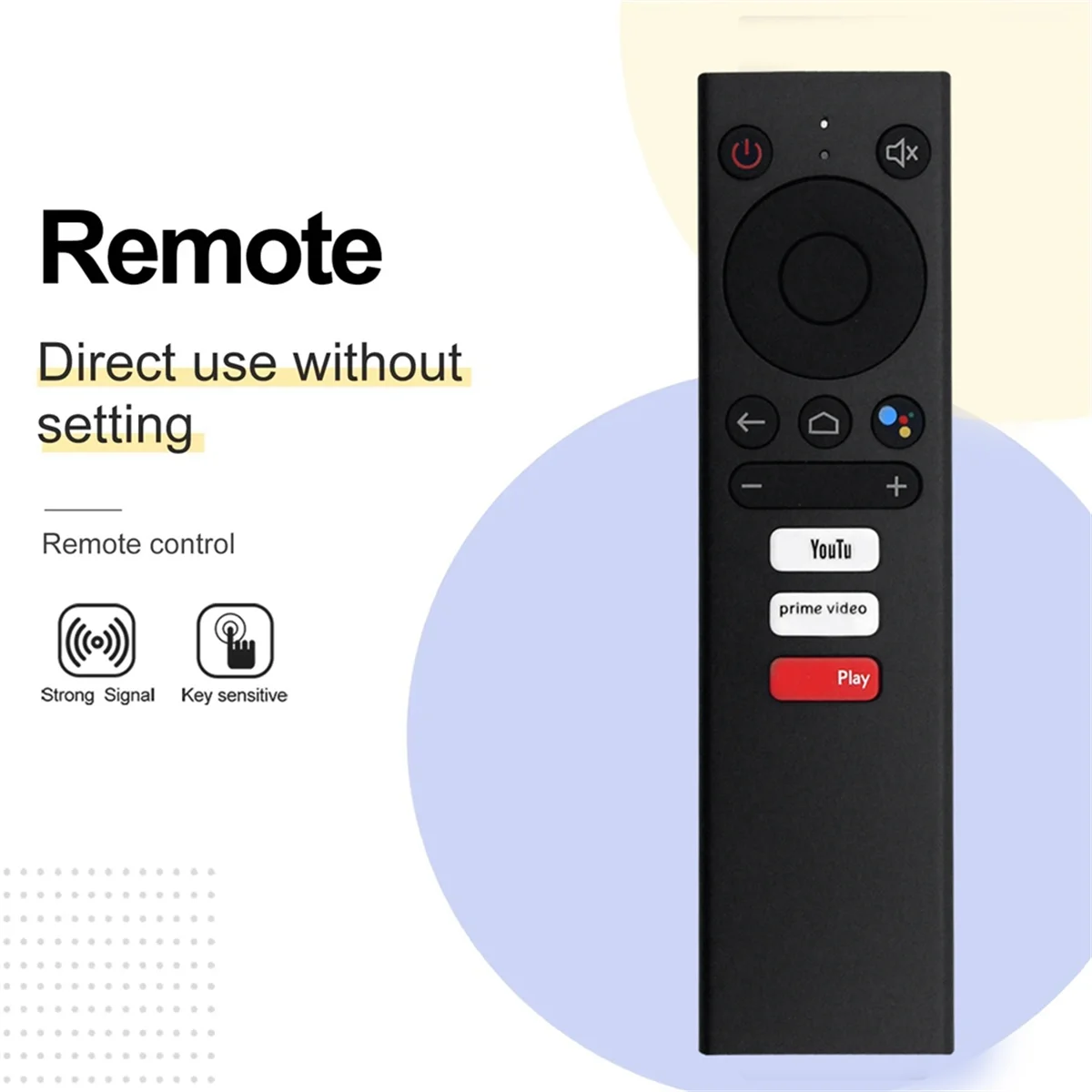 جهاز تحكم عن بعد صوتي جديد 3C-Replace لـ KM1/KM6/KM8/KM9/KM8S 4K صندوق تلفزيون أندرويد المعتمد