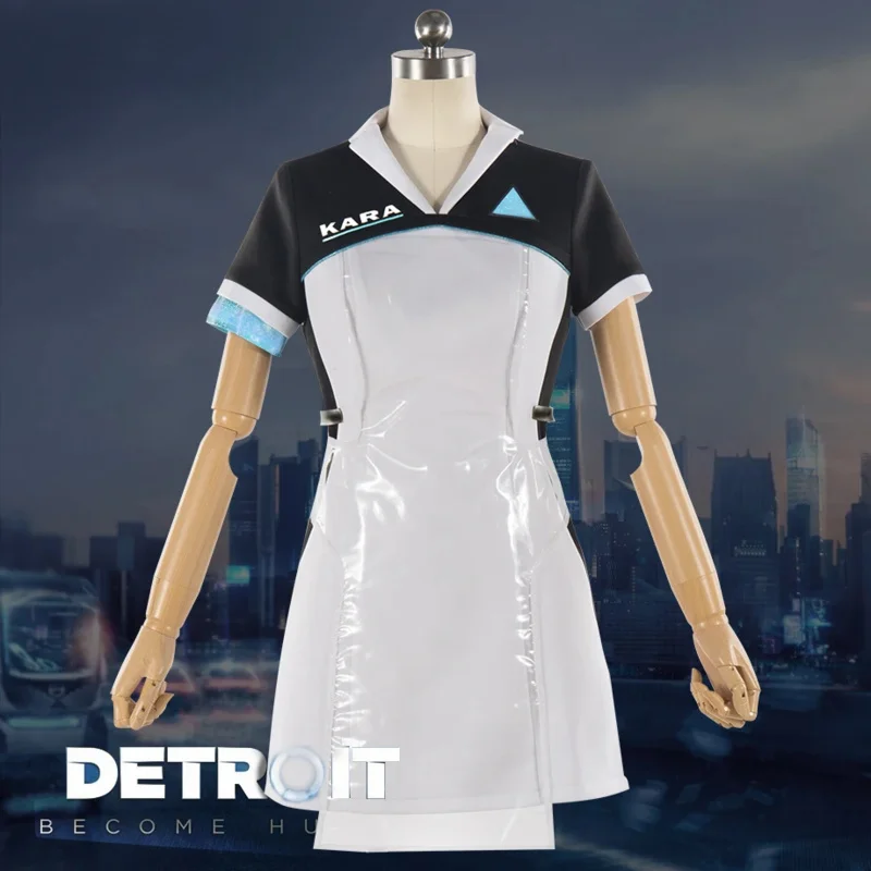 2025 New Game Detroit: Become Human Connor KARA Code AX400 Agent Outfit Girls Unifrom Cosplay Costume fo ❤ ❤ $zz