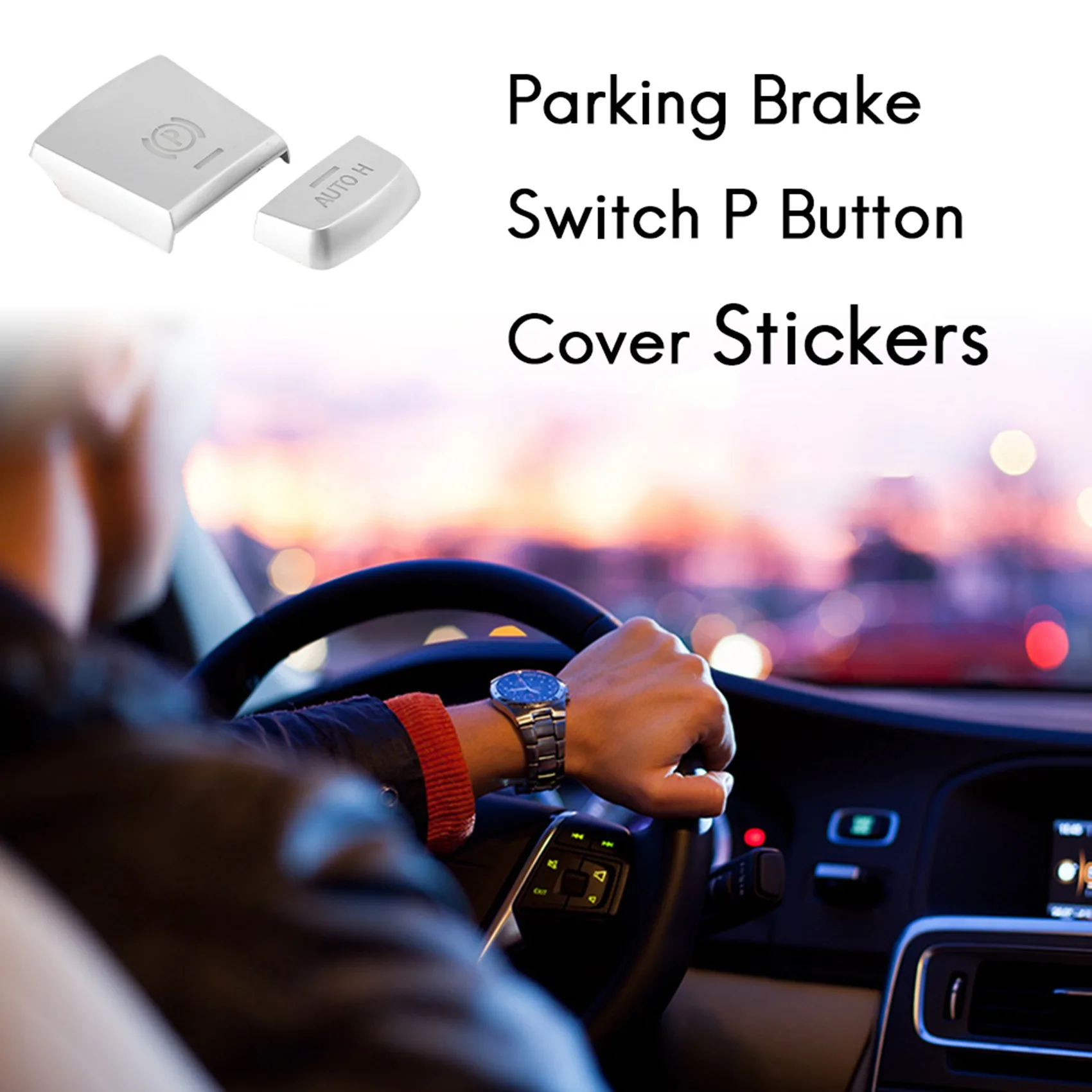 Parking Brake Switch P Button Cover Stickers for B-M-W F10 F07 F01 F25 F26 F11 F06 F15 F16 X3 X4 X5 X6